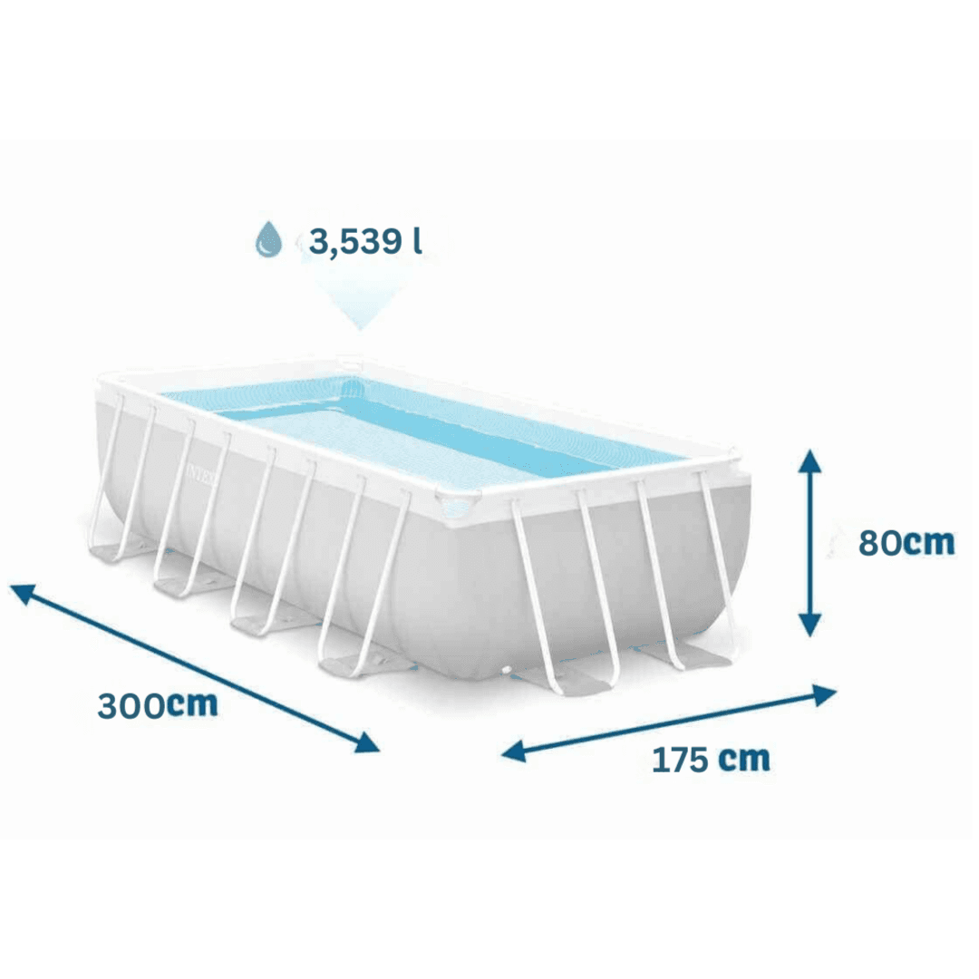 Intex Prism Frame Premium Pool 3m x 1.75m x 80cm