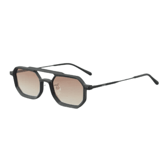 Doppe Sunglasses Seven Blk Frame Tea Lenses