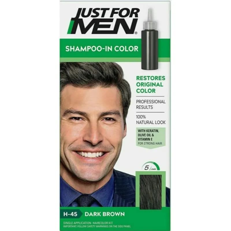 Just For Men Shampoo-in Hair Colour H-45 Dark Brown