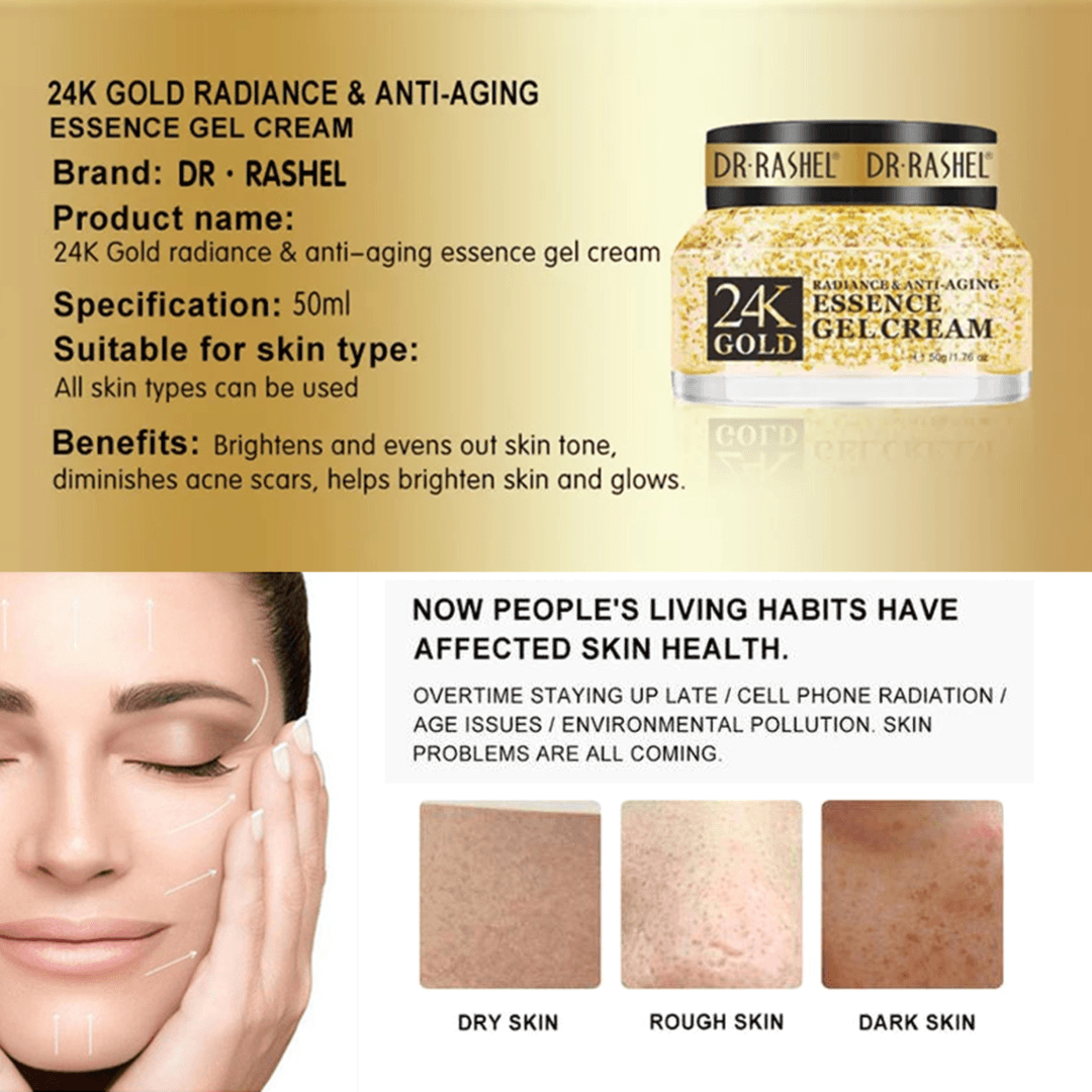 Dr. Rashel 24K Gold Radiance & Anti-Aging Essence Gel Cream