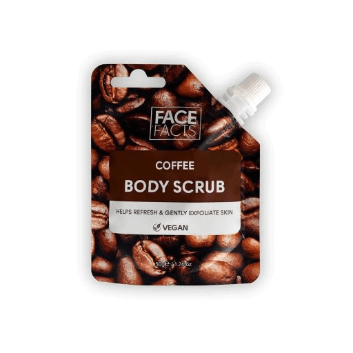 Face Facts Body Scrub With Coffee help refresh & Gentle exfoiliate skin 50gm