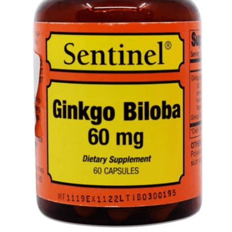 Sentinel Ginkgo Biloba 60mg 60's
