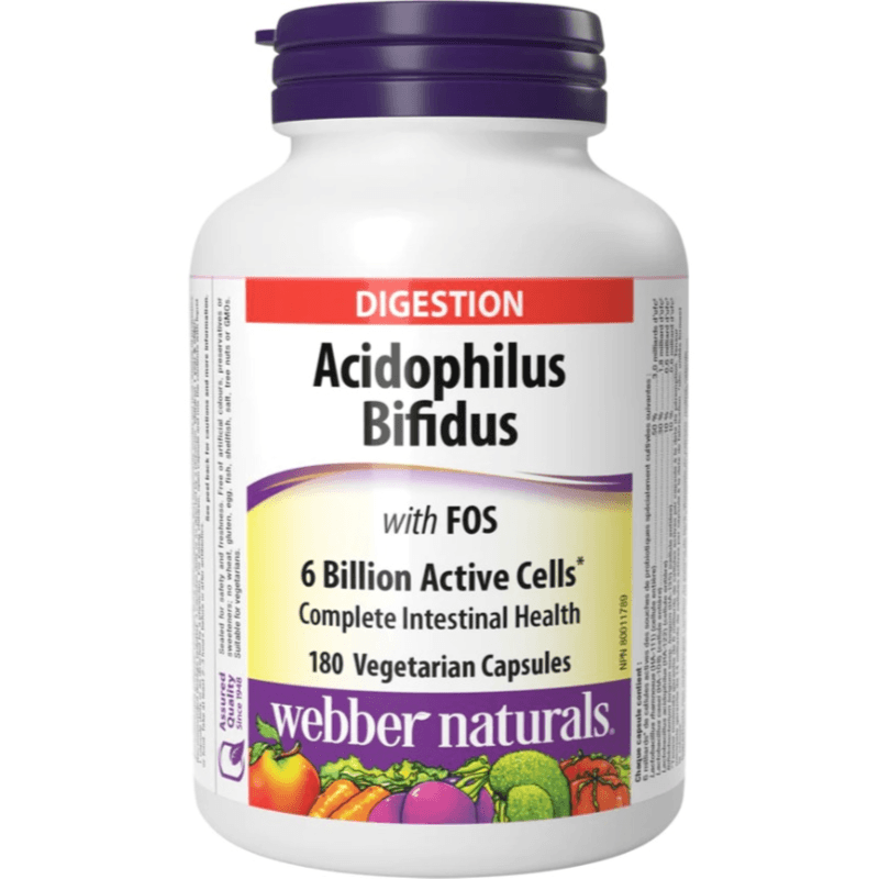 Webber Naturals Acidophilus Bifidus Cap 60 Pieces