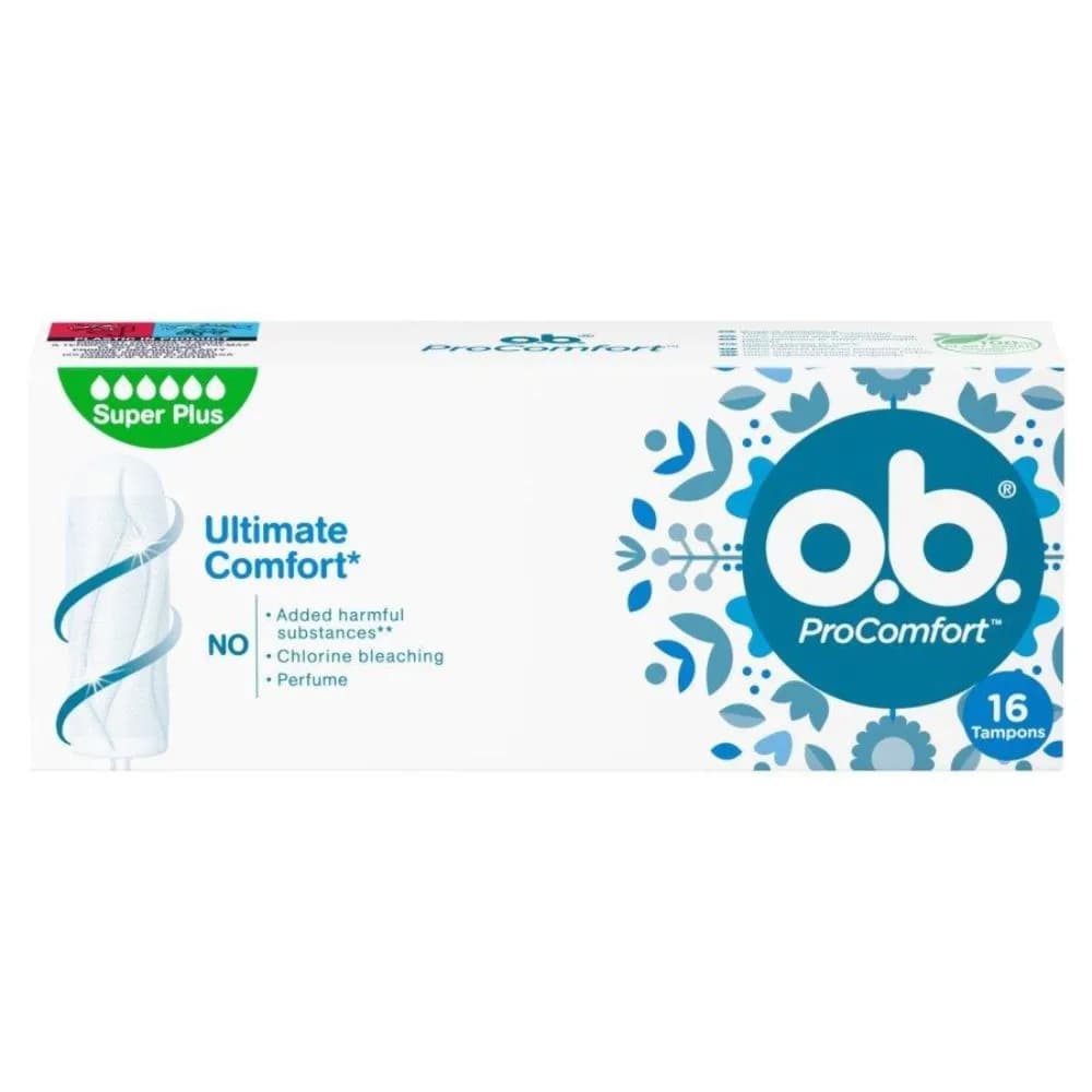 OB Tampons Procomfort Super Plus 16 Pieces