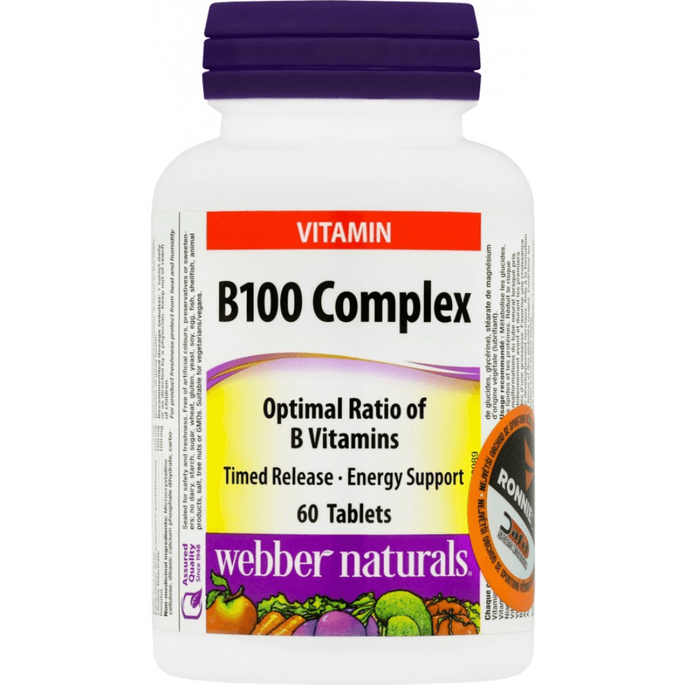 Webber Naturals B100 Complex 90 Tab
