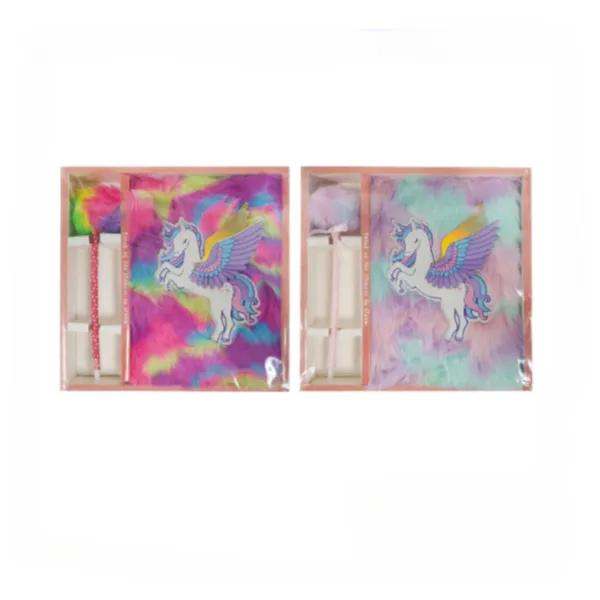 Unicorn Themed Gift Notebook With Pen (Gbcs01_un	)