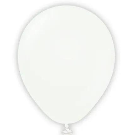 White Latex Helium Balloon