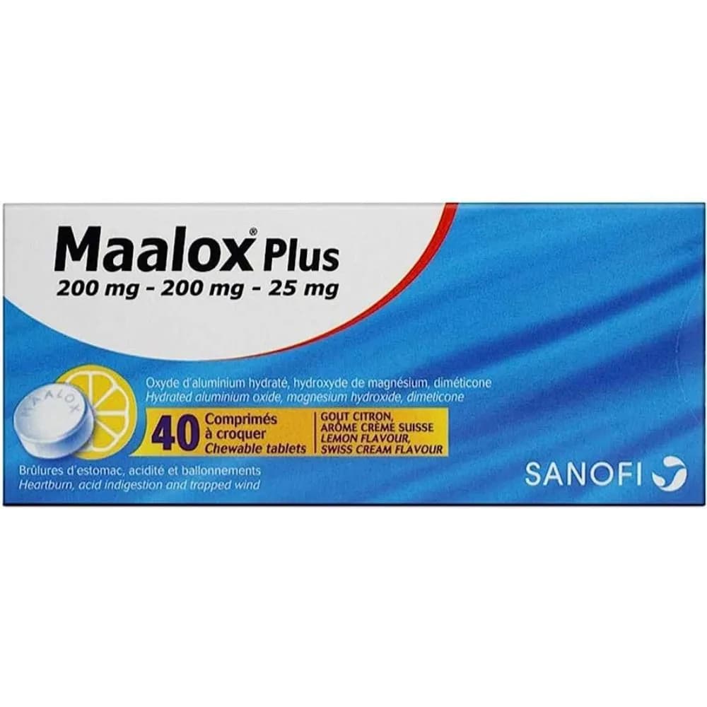 Maalox Plus 200 Mg Tab 40s