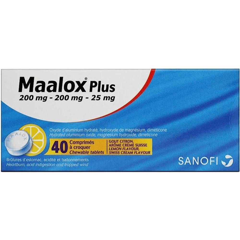 Maalox Plus 200 Mg Tab 40s