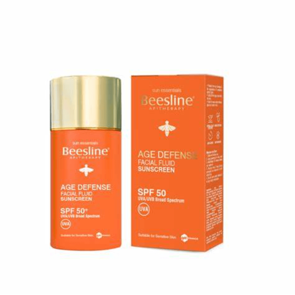 Beesline Age Defense Facial Fluid Sunscreen Spf 50 +