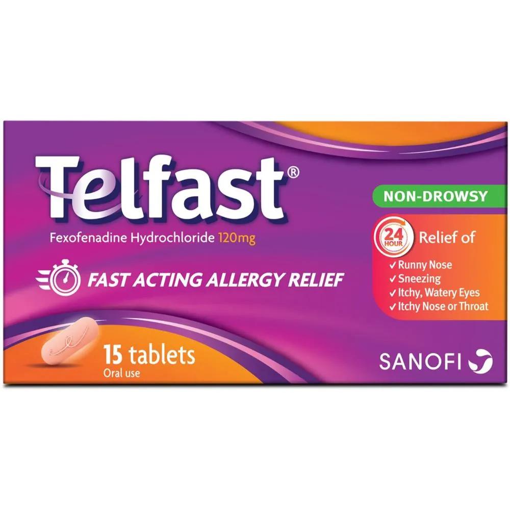 Telfast 120 Mg 15 Tablets