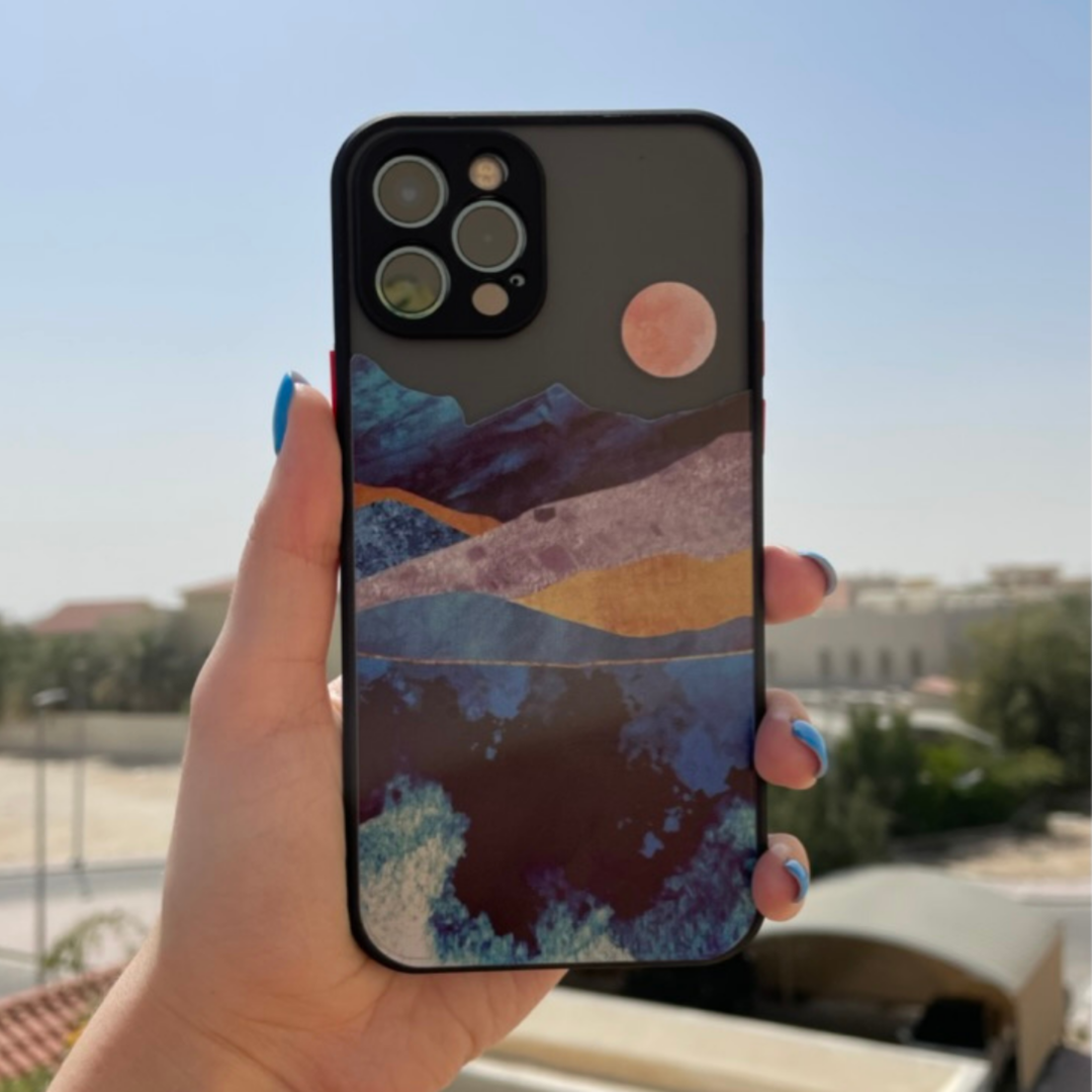 Black Matte Case iPhone 11 Pro - Sunset