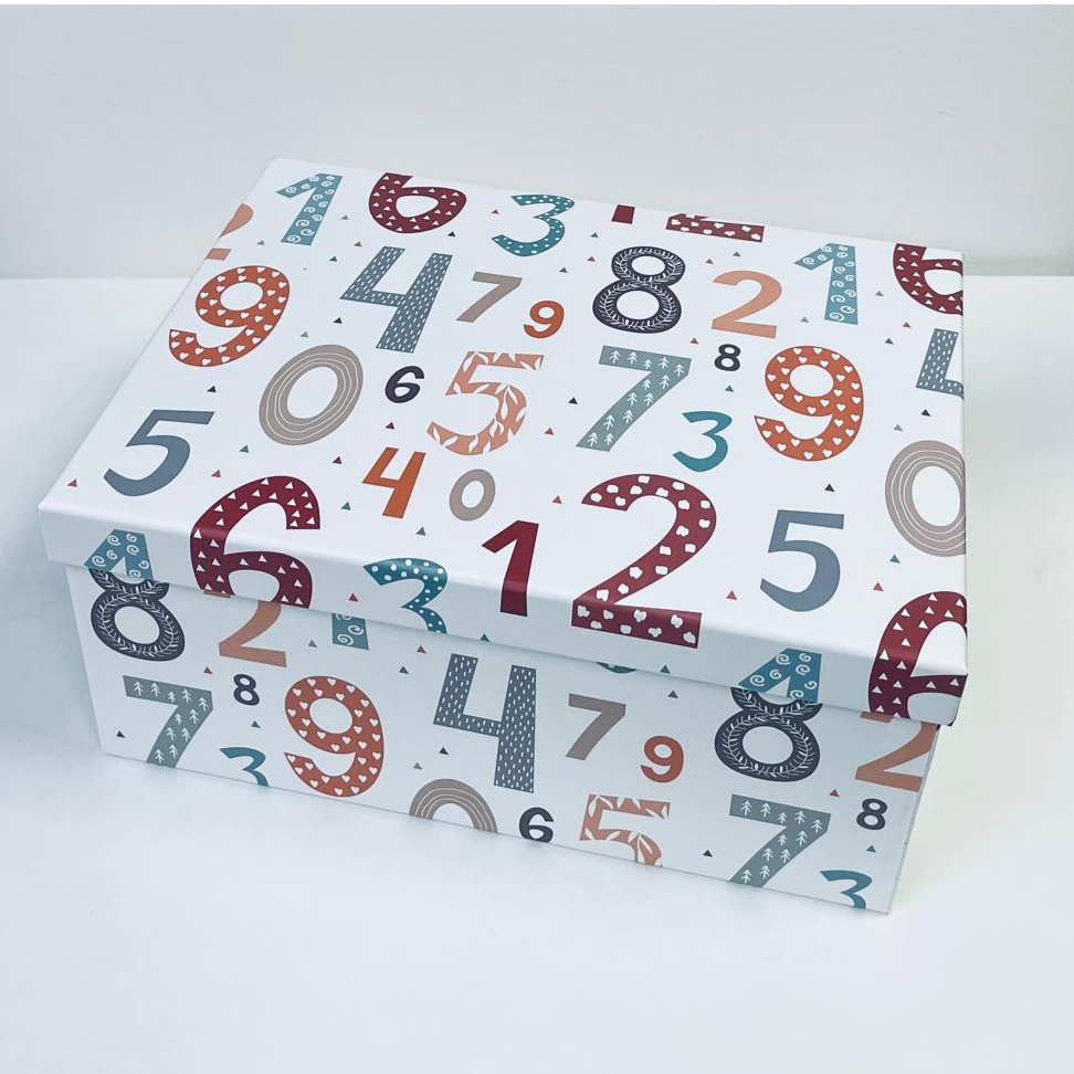 Colorful Numbers Gift Box