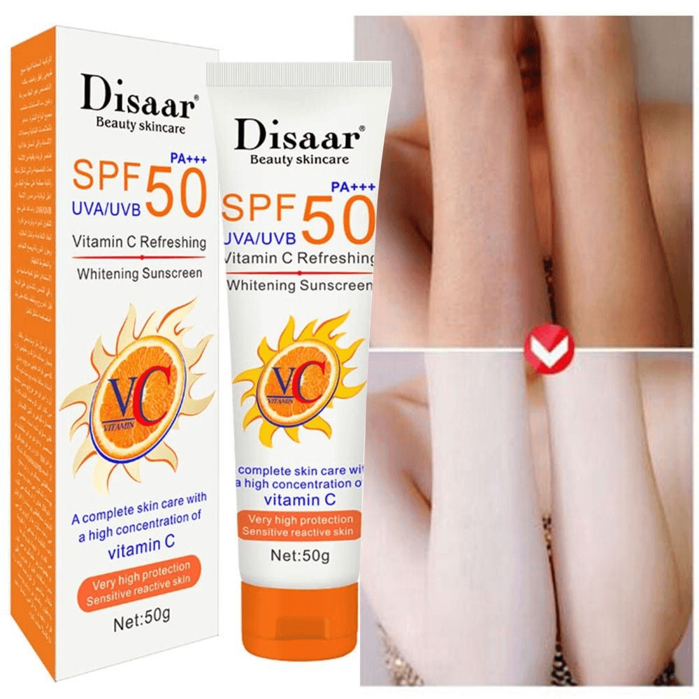 Disaar Spf 50 Vitamin C Refreshing Whitening Sun Cream