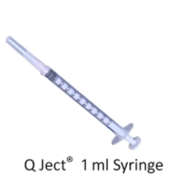 Q - Ject Syringe 1ml Insulin U-100 30g x 5/16" 100's