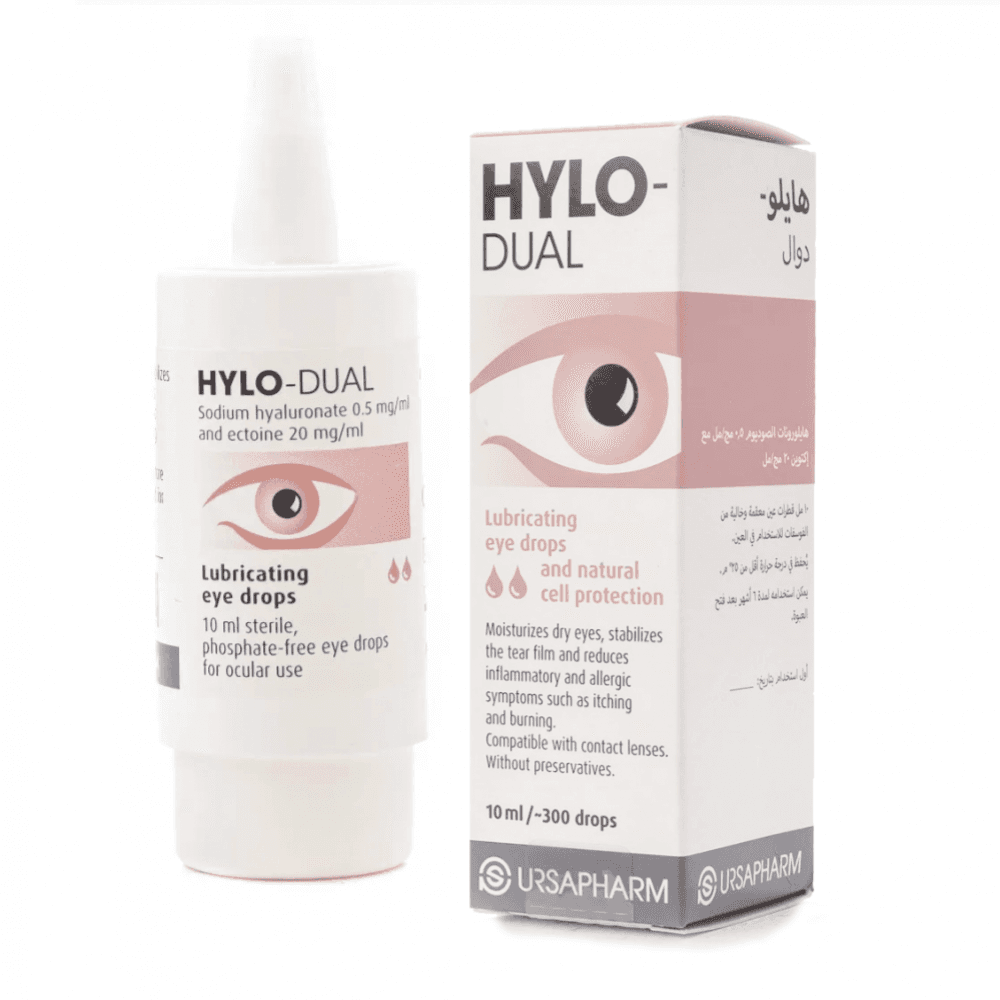 Hylo Dual Lubricating eye drops & natural cell protection 10ml