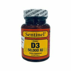 Sentinel Vitamin D3 50000 iu 30's