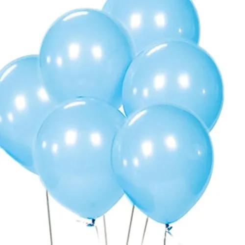 Metallic Light Blue Balloon