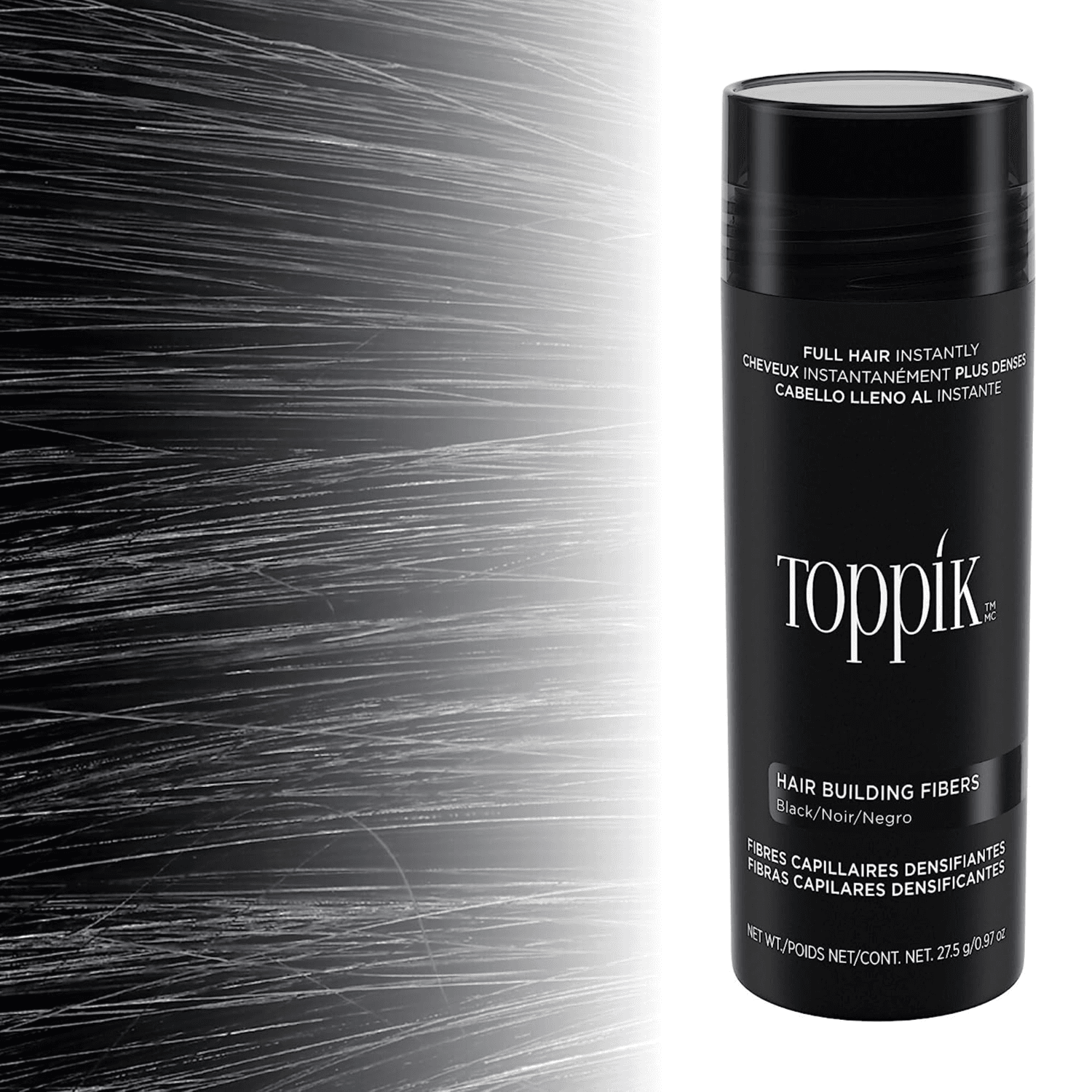 Toppik Hair Building Fibers 27.5g - Black