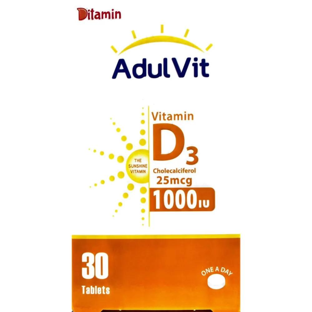 Ditamin Adulvit D3 1000iu Tab 30's