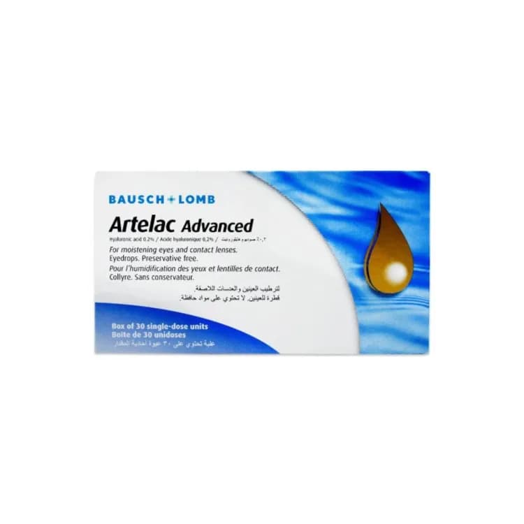 Artelac Advanced eye drops 30 single dose units