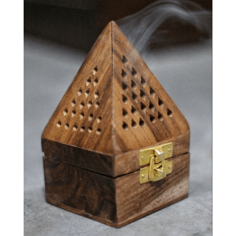 Arabic wooden incense burner