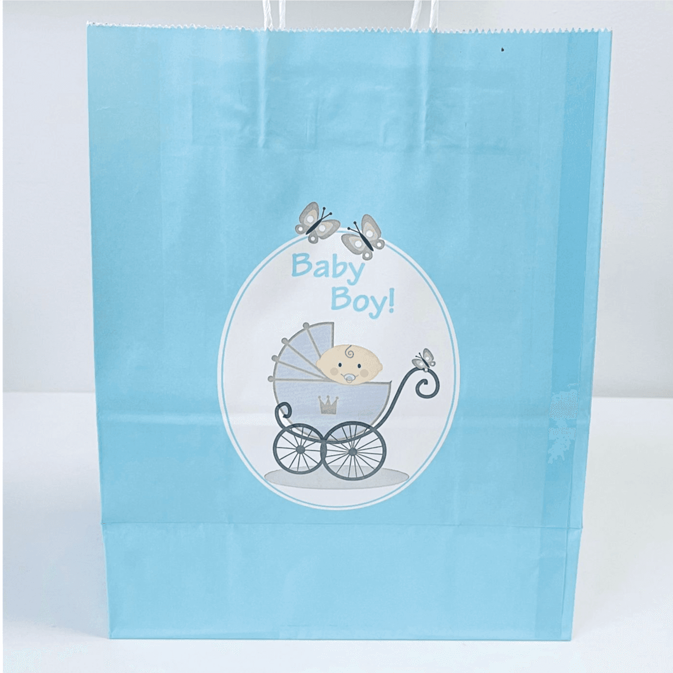 Medium Blue Baby Boy Gift Bag