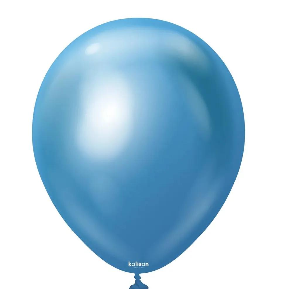 Blue Chrome Helium Balloon