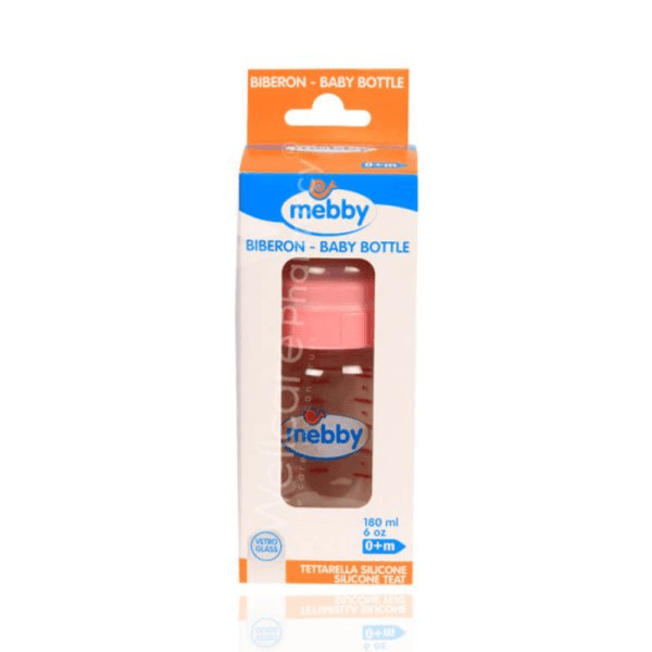 Mebby Baby Glass Bottle 180 Ml -92642