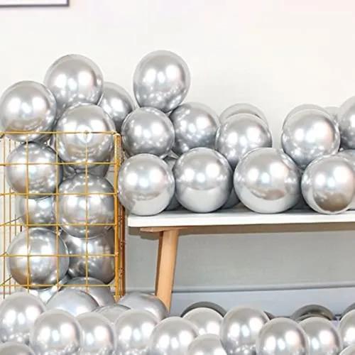 Silver Chrome Balloons